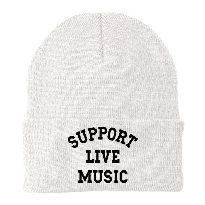 Support Live Music Knit Cap Winter Beanie