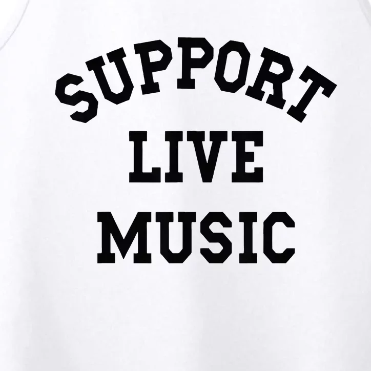 Support Live Music Performance Tank