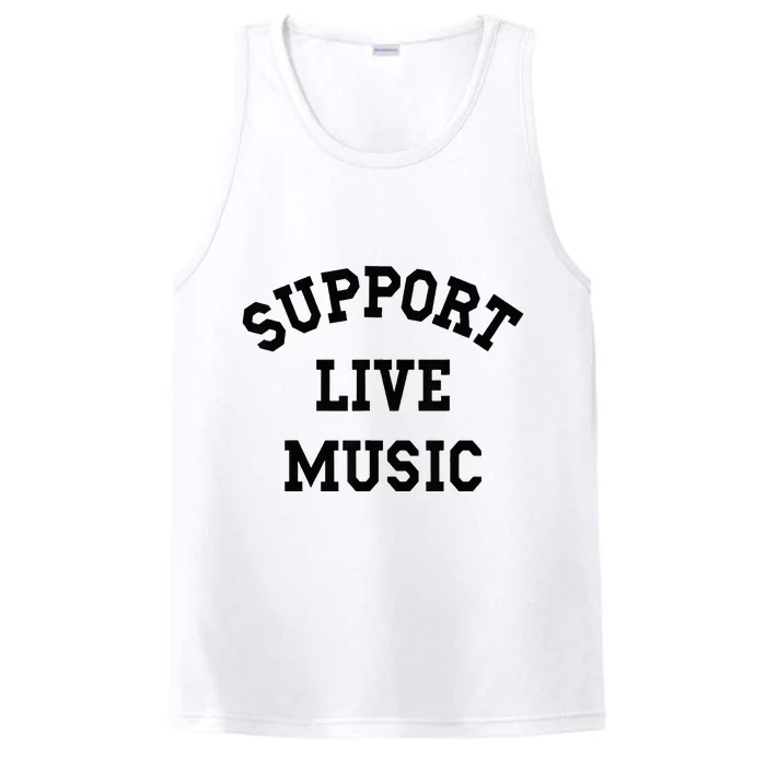 Support Live Music Performance Tank