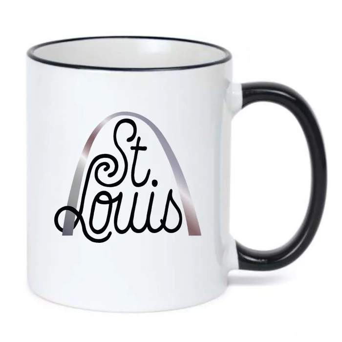 Saint Louis Missouri Souvenir Gateway Arch Traveler Black Color Changing Mug