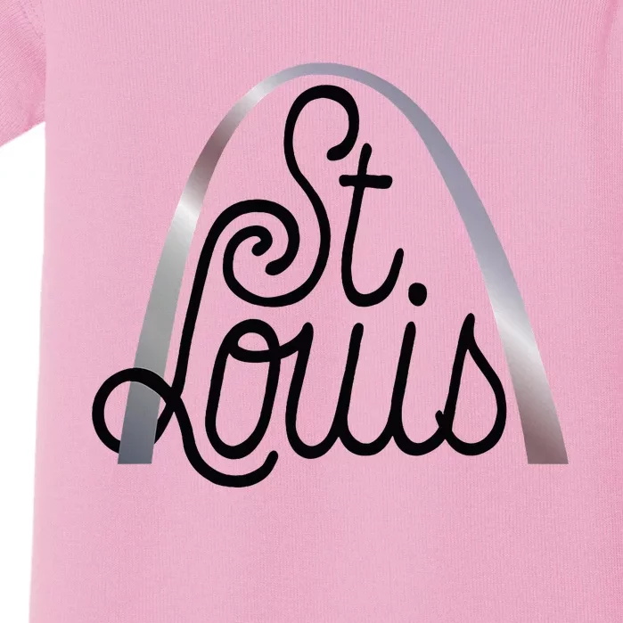 Saint Louis Missouri Souvenir Gateway Arch Traveler Baby Bodysuit