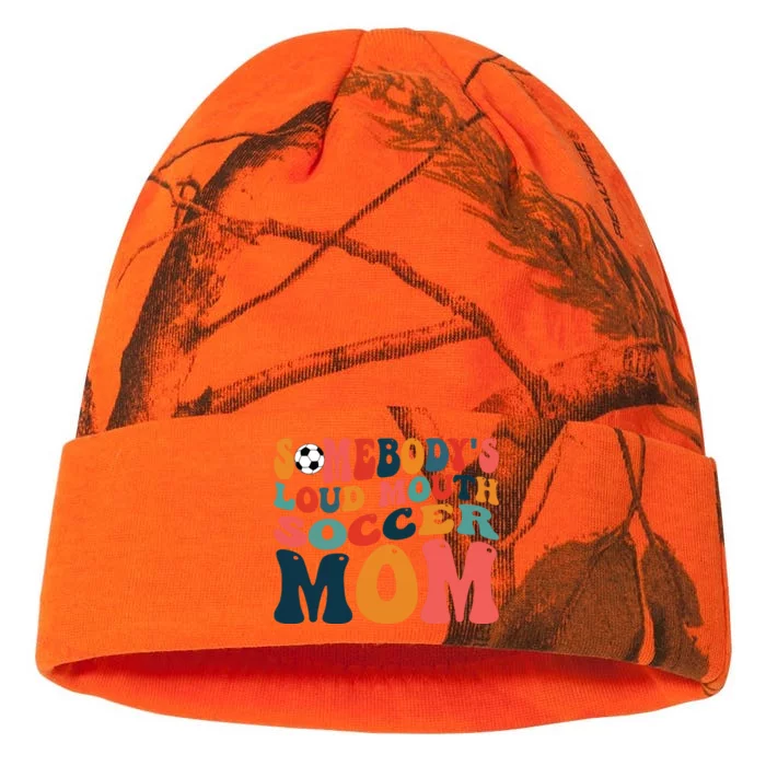 Somebodys Loud Mouth Soccer Mom Bball Mom Quotes Kati - 12in Camo Beanie