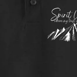 Spirit Lead Me Where My Trust Is Without Borders Dry Zone Grid Performance Polo