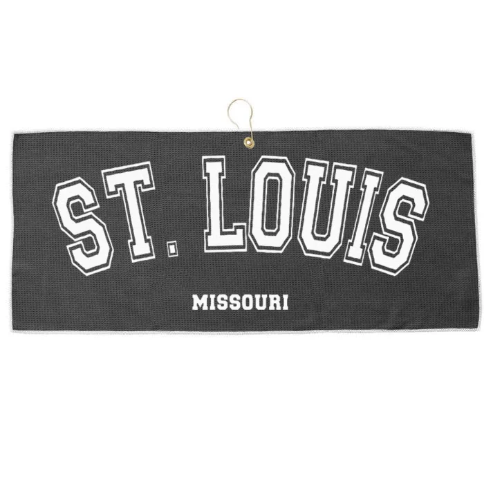 St Louis Missouri Large Microfiber Waffle Golf Towel