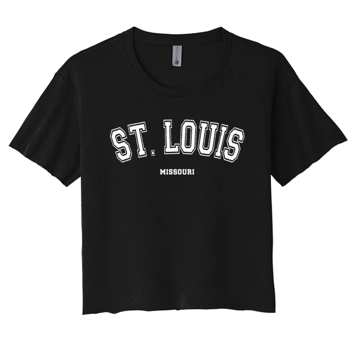 St Louis Missouri Women's Crop Top Tee