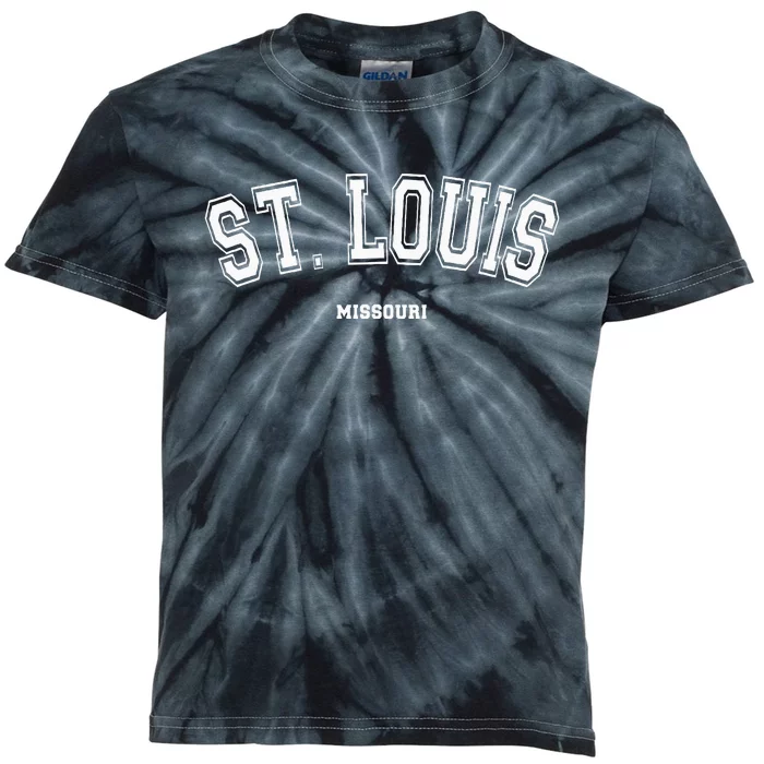 St Louis Missouri Kids Tie-Dye T-Shirt