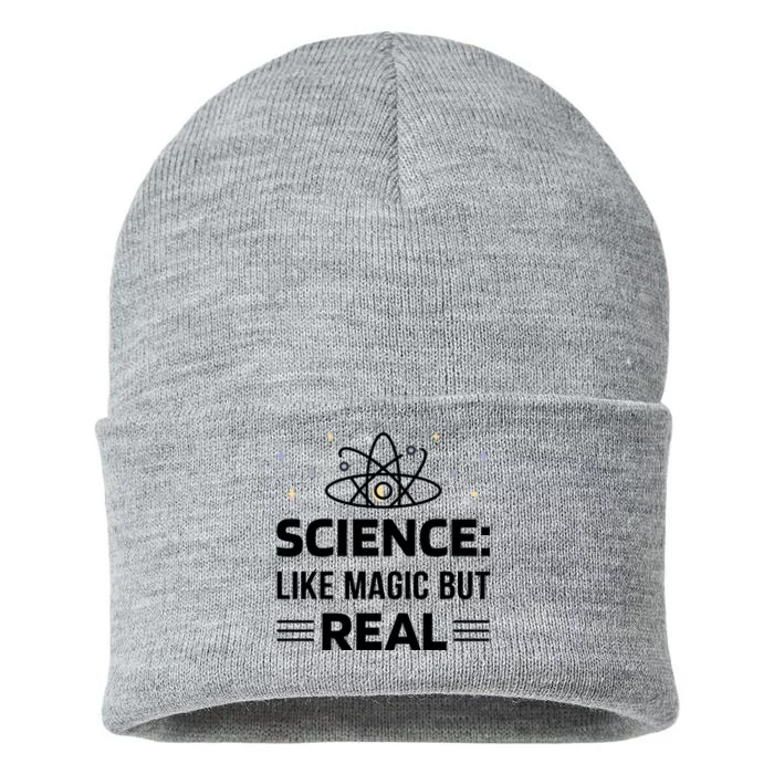 Science Like Magic But Real Sustainable Knit Beanie