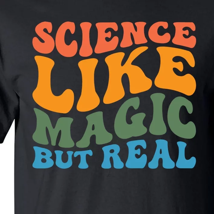 Science Like Magic But Real Retro Artwork Tall T-Shirt