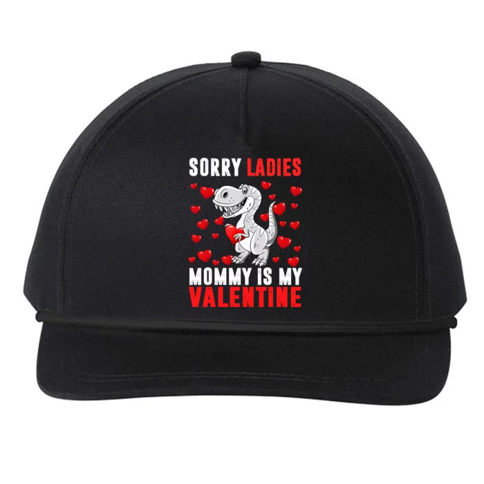 Sorry Ladies Mommy Is My Valentine Snapback Five-Panel Rope Hat