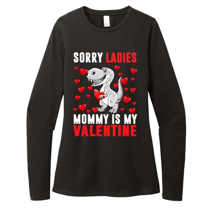 Sorry Ladies Mommy Is My Valentine Womens CVC Long Sleeve Shirt