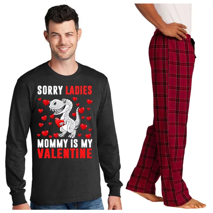 Sorry Ladies Mommy Is My Valentine Long Sleeve Pajama Set