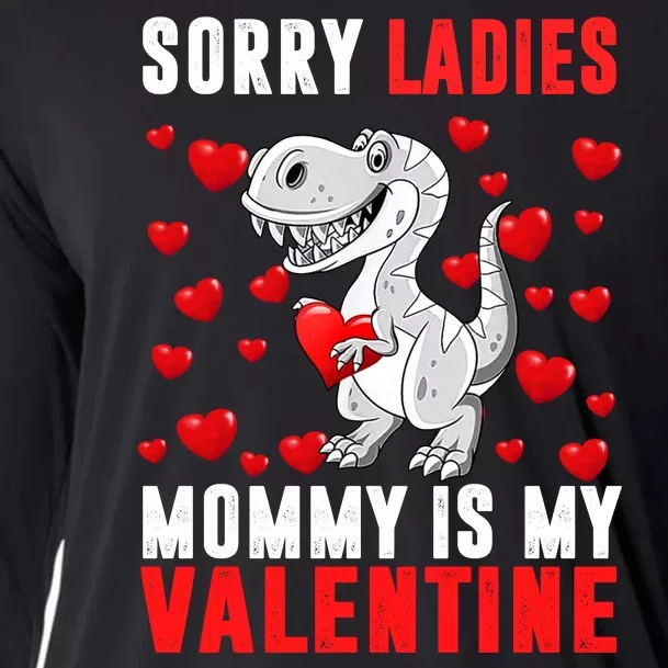 Sorry Ladies Mommy Is My Valentine Cooling Performance Long Sleeve Crew