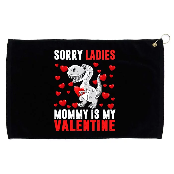 Sorry Ladies Mommy Is My Valentine Grommeted Golf Towel