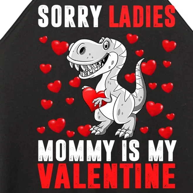 Sorry Ladies Mommy Is My Valentine Women’s Perfect Tri Rocker Tank