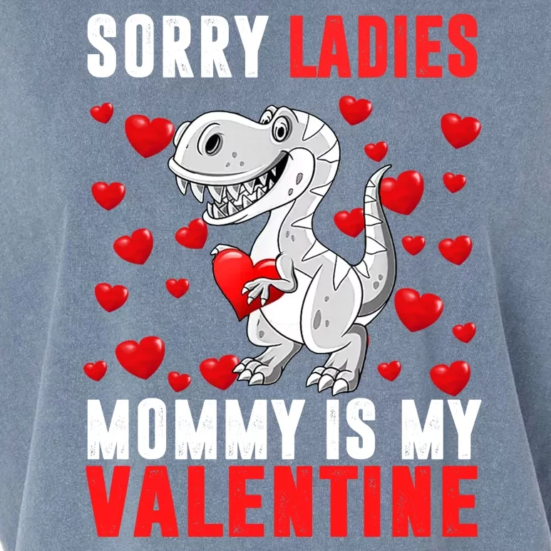 Sorry Ladies Mommy Is My Valentine Garment-Dyed Women's Muscle Tee