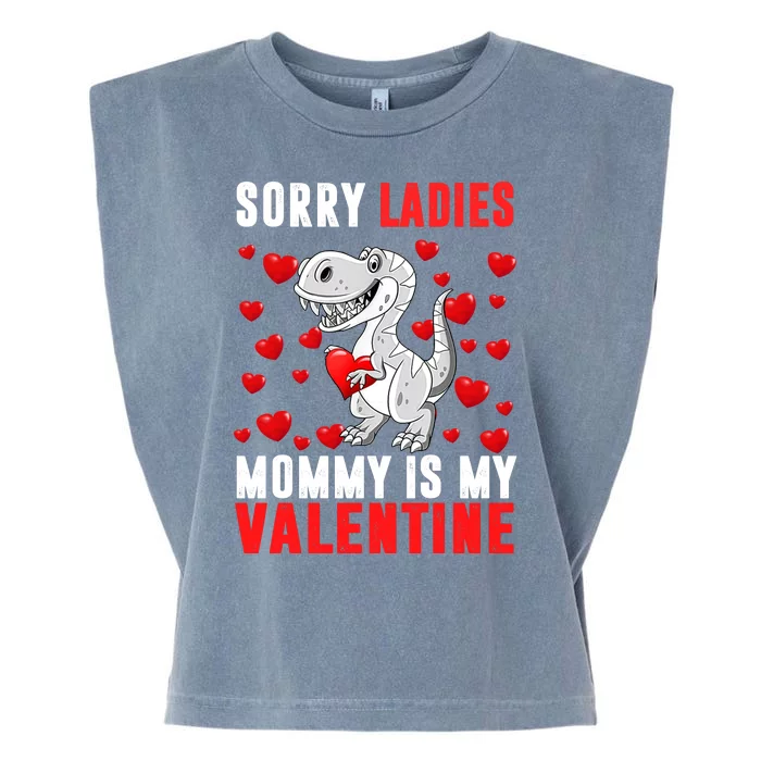 Sorry Ladies Mommy Is My Valentine Garment-Dyed Women's Muscle Tee