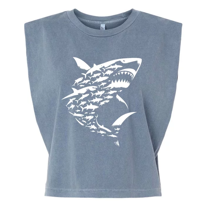 Shark Lover Marine Biology Animal Science Sharks Garment-Dyed Women's Muscle Tee