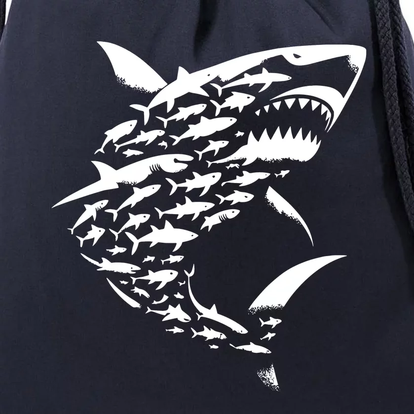 Shark Lover Marine Biology Animal Science Sharks Drawstring Bag