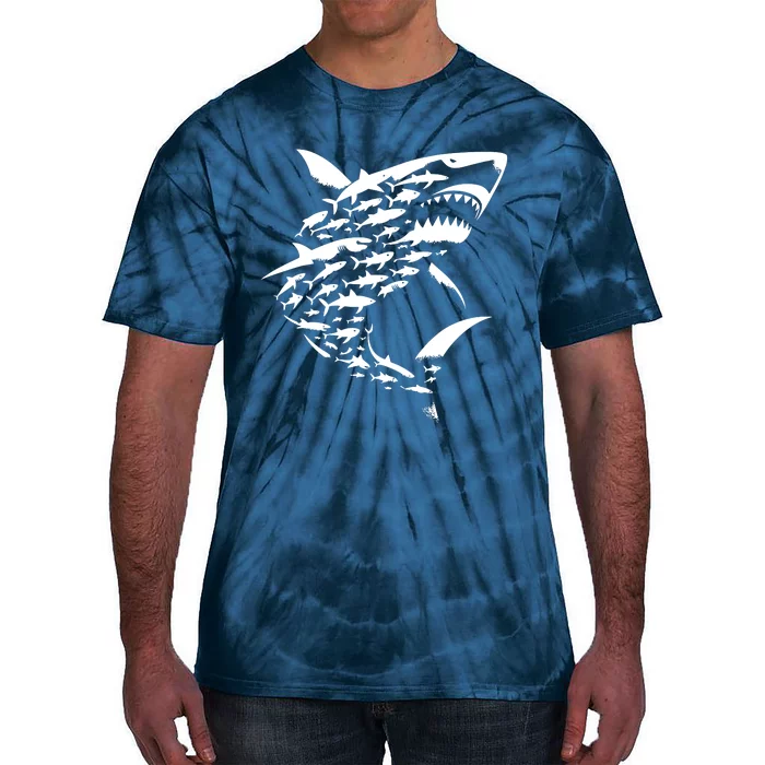 Shark Lover Marine Biology Animal Science Sharks Tie-Dye T-Shirt