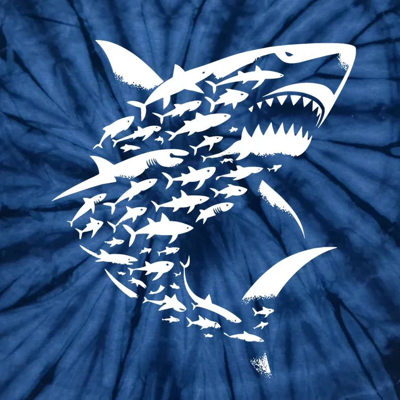 Shark Lover Marine Biology Animal Science Sharks Tie-Dye T-Shirt