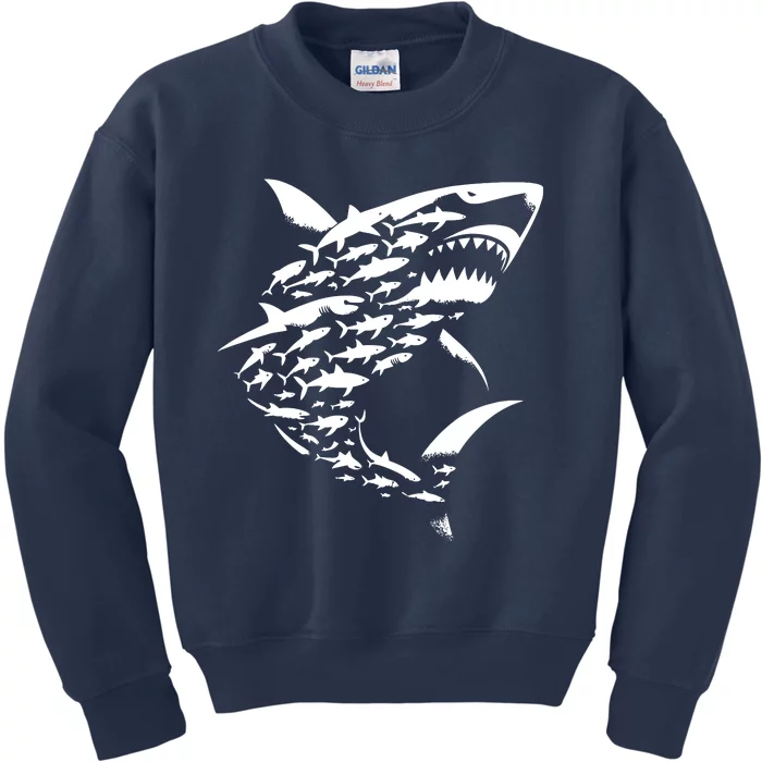 Shark Lover Marine Biology Animal Science Sharks Kids Sweatshirt