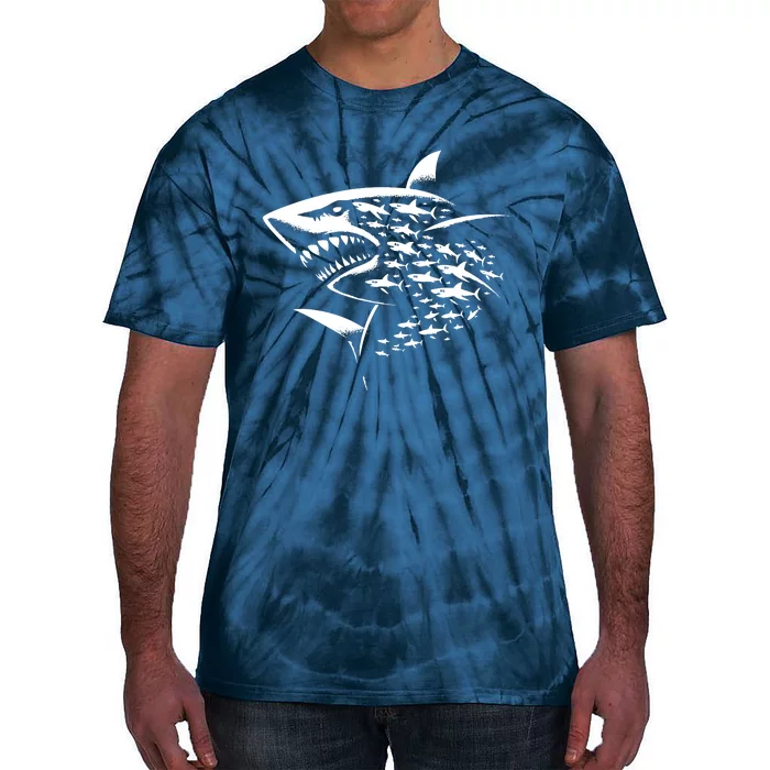 Sharks Lover Marine Biology Science Shark Tie-Dye T-Shirt