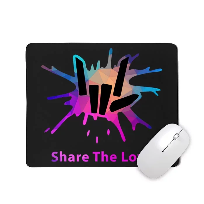 Share Love Merch For Kids And Young Mousepad