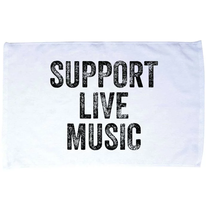 Support Live Music Concert Music Band Lover Live Microfiber Hand Towel