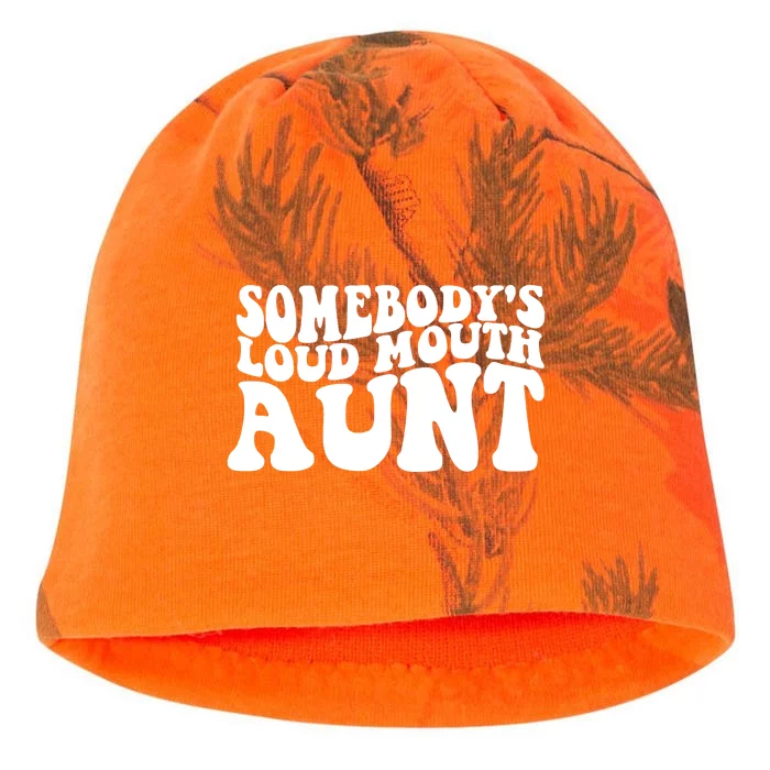 Somebody's Loud Mouth Aunt Kati - Camo Knit Beanie