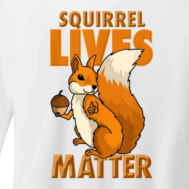 Squirrel Lives Matter I Love Squirrels Womens CVC Long Sleeve Shirt