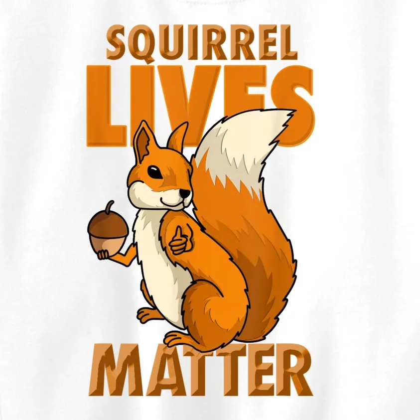 Squirrel Lives Matter I Love Squirrels Kids Sweatshirt