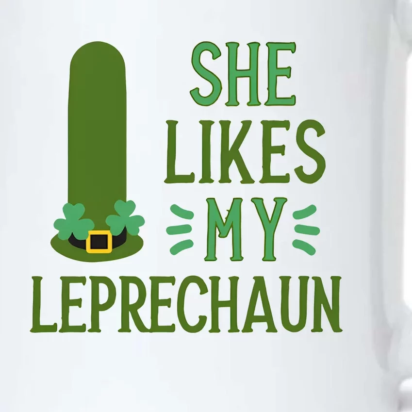 She Likes My Leprechaun Funny Saint PatrickS Day Couple Sex Joke Funny Black Color Changing Mug