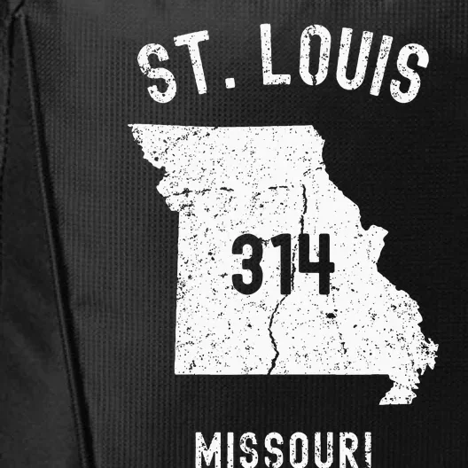 St. Louis Missouri Mo 314 Vintage Athletic Style City Backpack