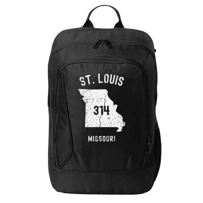 St. Louis Missouri Mo 314 Vintage Athletic Style City Backpack