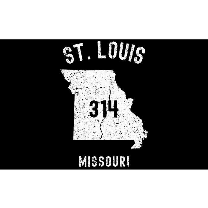 St. Louis Missouri Mo 314 Vintage Athletic Style Bumper Sticker