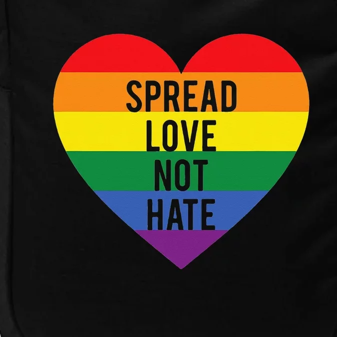 Spread Love Not Hate Inspirational Impact Tech Backpack