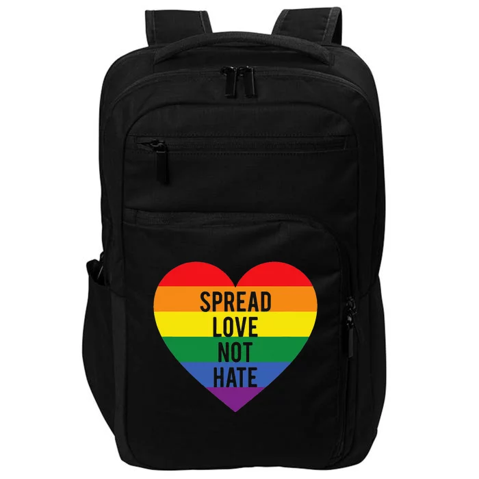 Spread Love Not Hate Inspirational Impact Tech Backpack