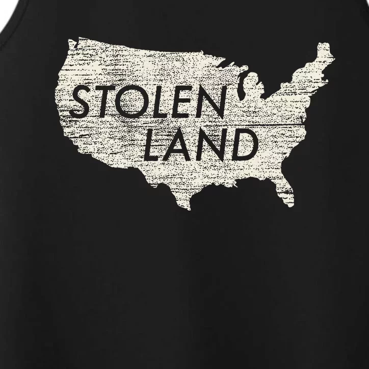 Stolen Land Native American Indigenous Performance Tank