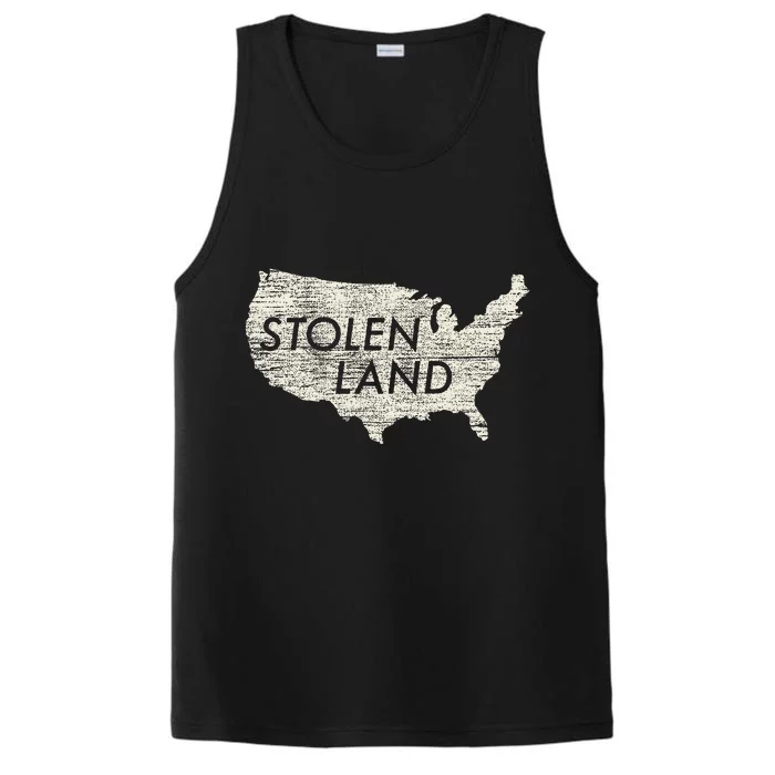 Stolen Land Native American Indigenous Performance Tank