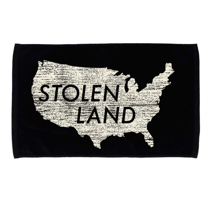 Stolen Land Native American Indigenous Microfiber Hand Towel