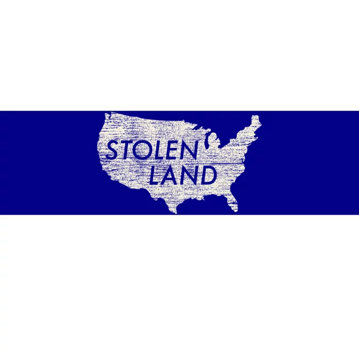 Stolen Land Native American Indigenous Bumper Sticker