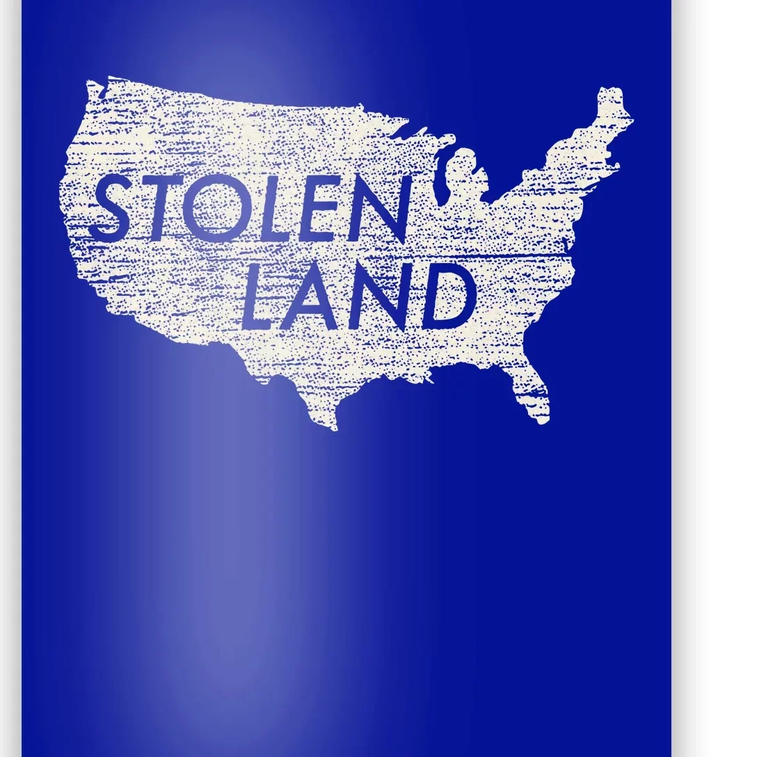 Stolen Land Native American Indigenous Poster