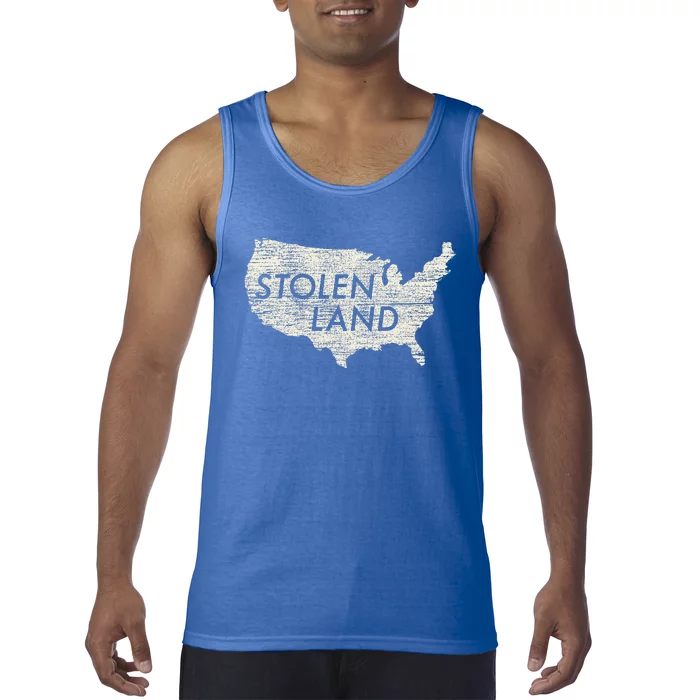 Stolen Land Native American Indigenous Tank Top