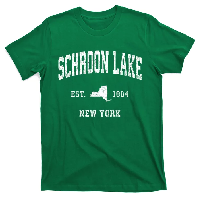 Schroon Lake New York Ny Vintage Athletic T-Shirt