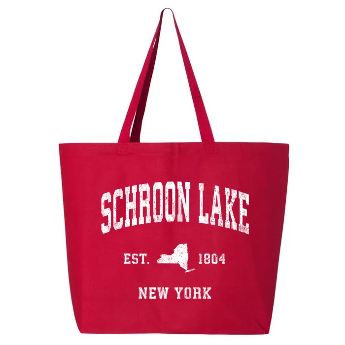 Schroon Lake New York Ny Vintage Athletic 25L Jumbo Tote