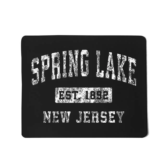 Spring Lake New Jersey Nj Vintage Established Sports Mousepad