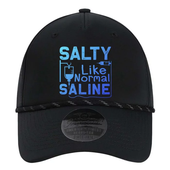 Salty Like Normal Saline Funny Nurse Gift Performance The Dyno Cap