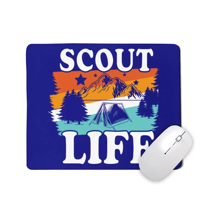 Scout Life Outdoor Adventure Gift Scouts Gift Mousepad