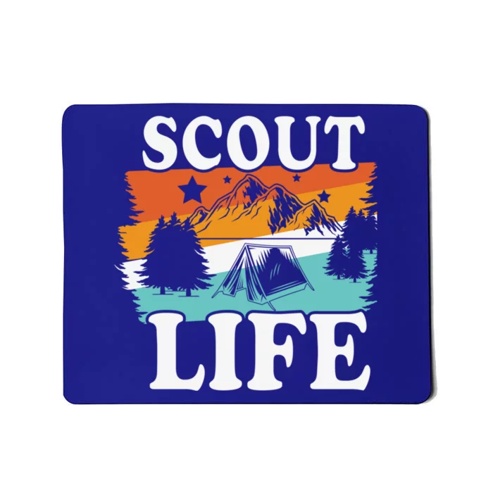 Scout Life Outdoor Adventure Gift Scouts Gift Mousepad