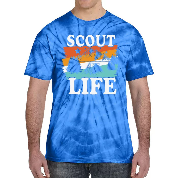 Scout Life Outdoor Adventure Gift Scouts Gift Tie-Dye T-Shirt